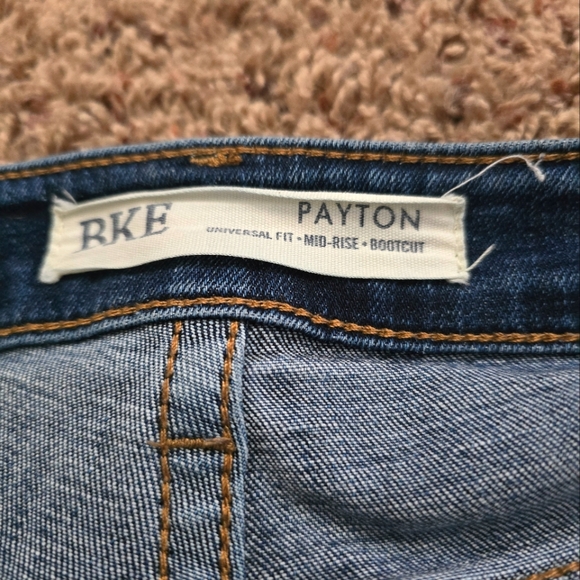 BKE Payton midrise Bootcut distressed jeans, size 36×33 1/2 - Picture 3 of 4